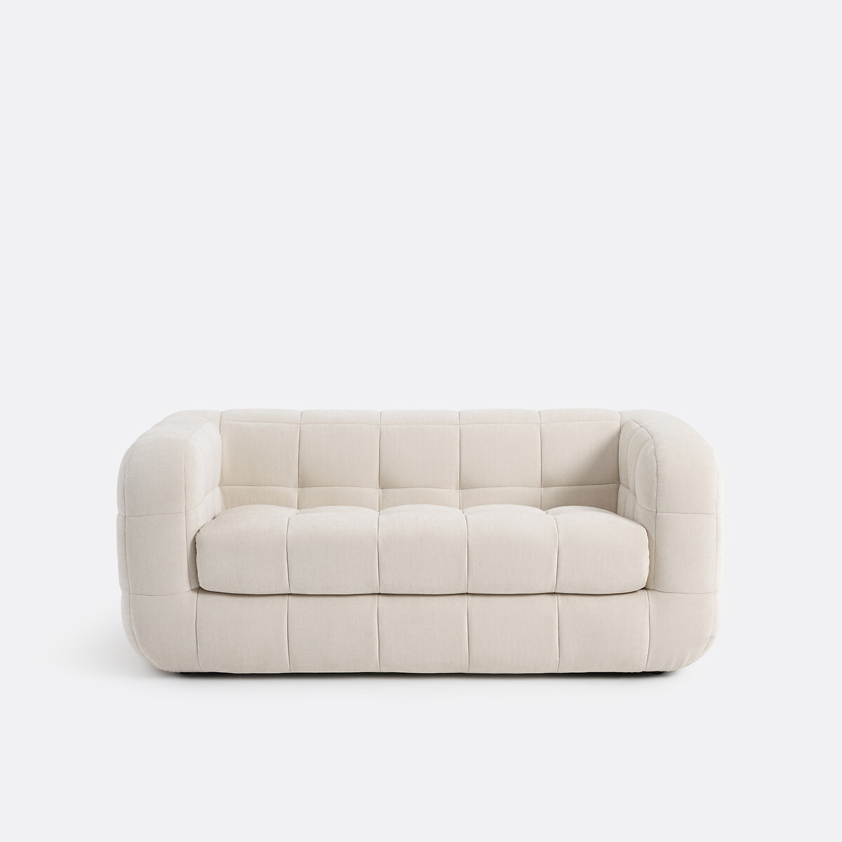 LA REDOUTE INTERIEURS<br>Sofá de 2 lugares, veludo, Pieta
