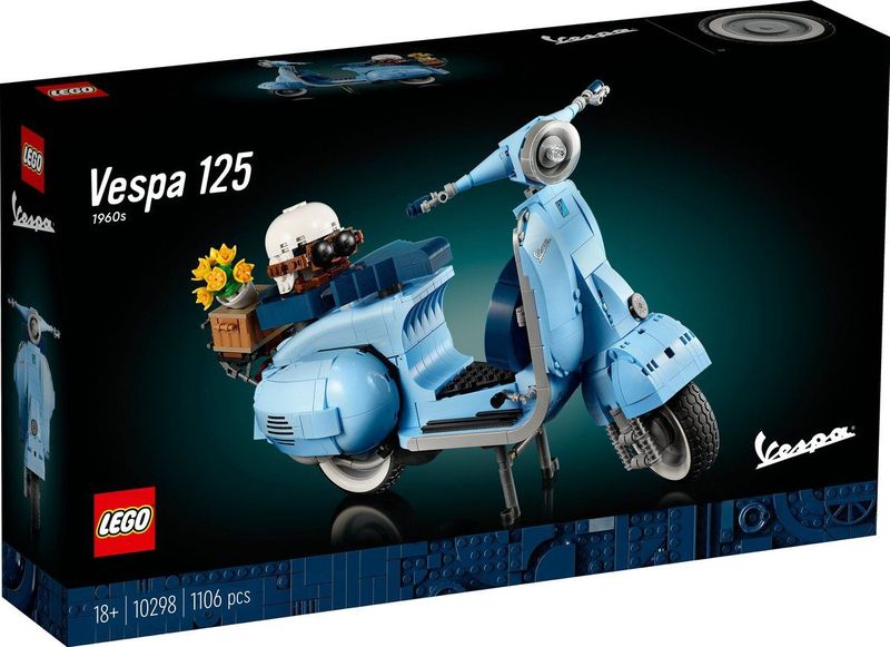 LEGO Icons - Vespa 125 - Bouwpakket - Vintage - Creatieve Hobby
