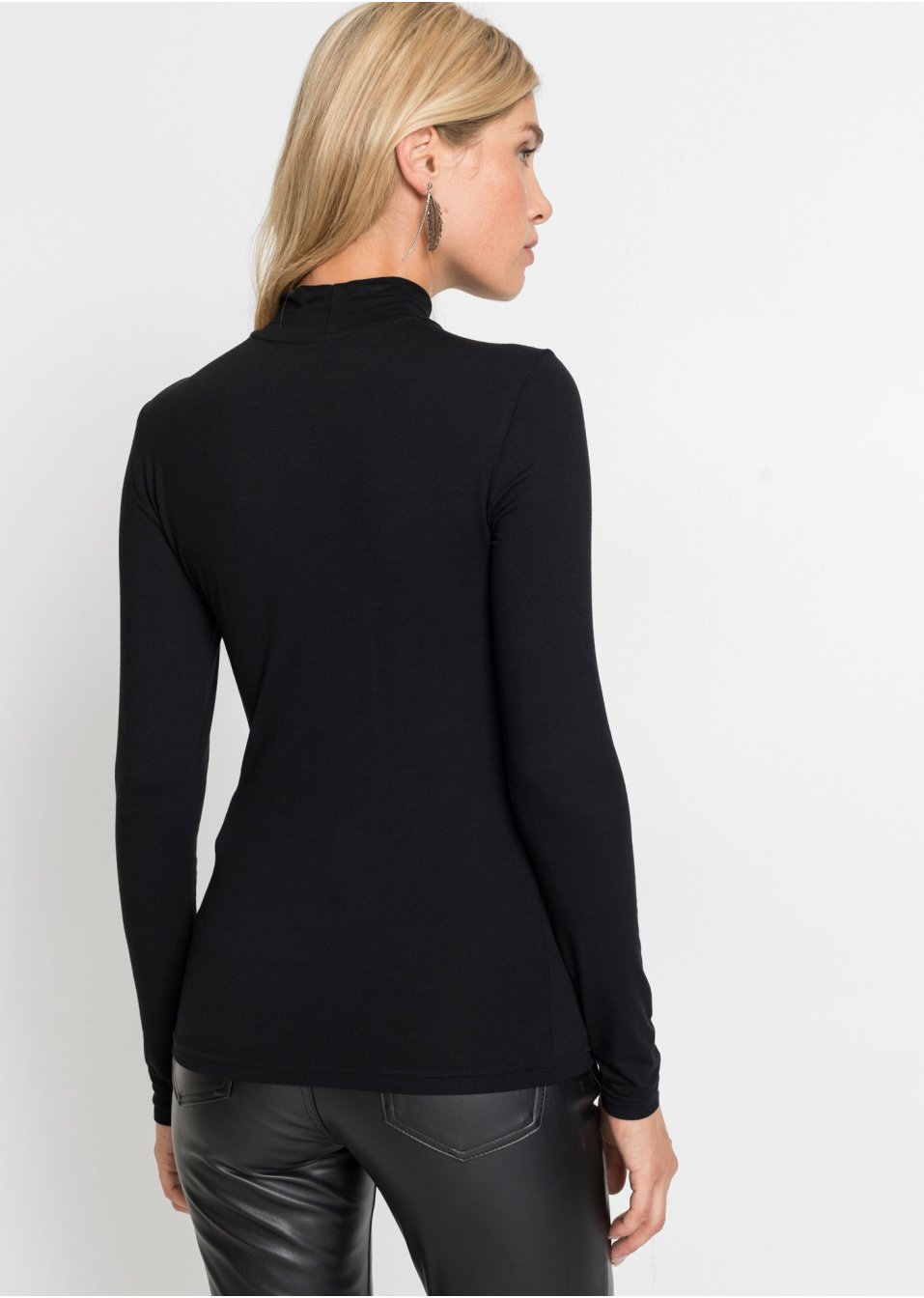 T-shirt manches longues avec découpe