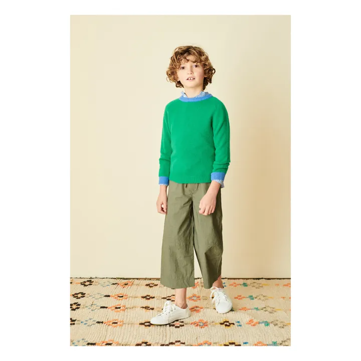 Caramel Pantalon Caper | Vert kaki