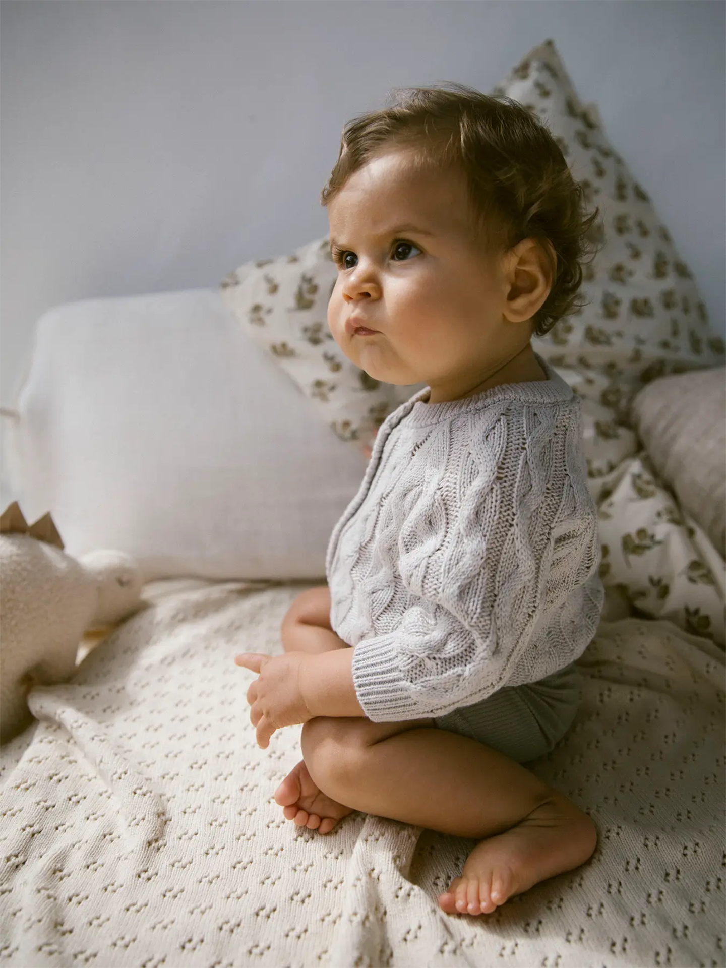 Femio Long Sleeve Knit Cardigan
