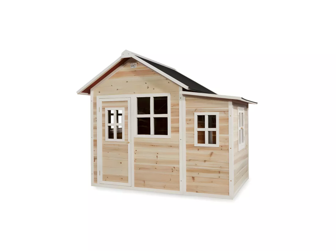 Maisonnette en bois pour enfants Loft 150 Naturel - Exit Toys