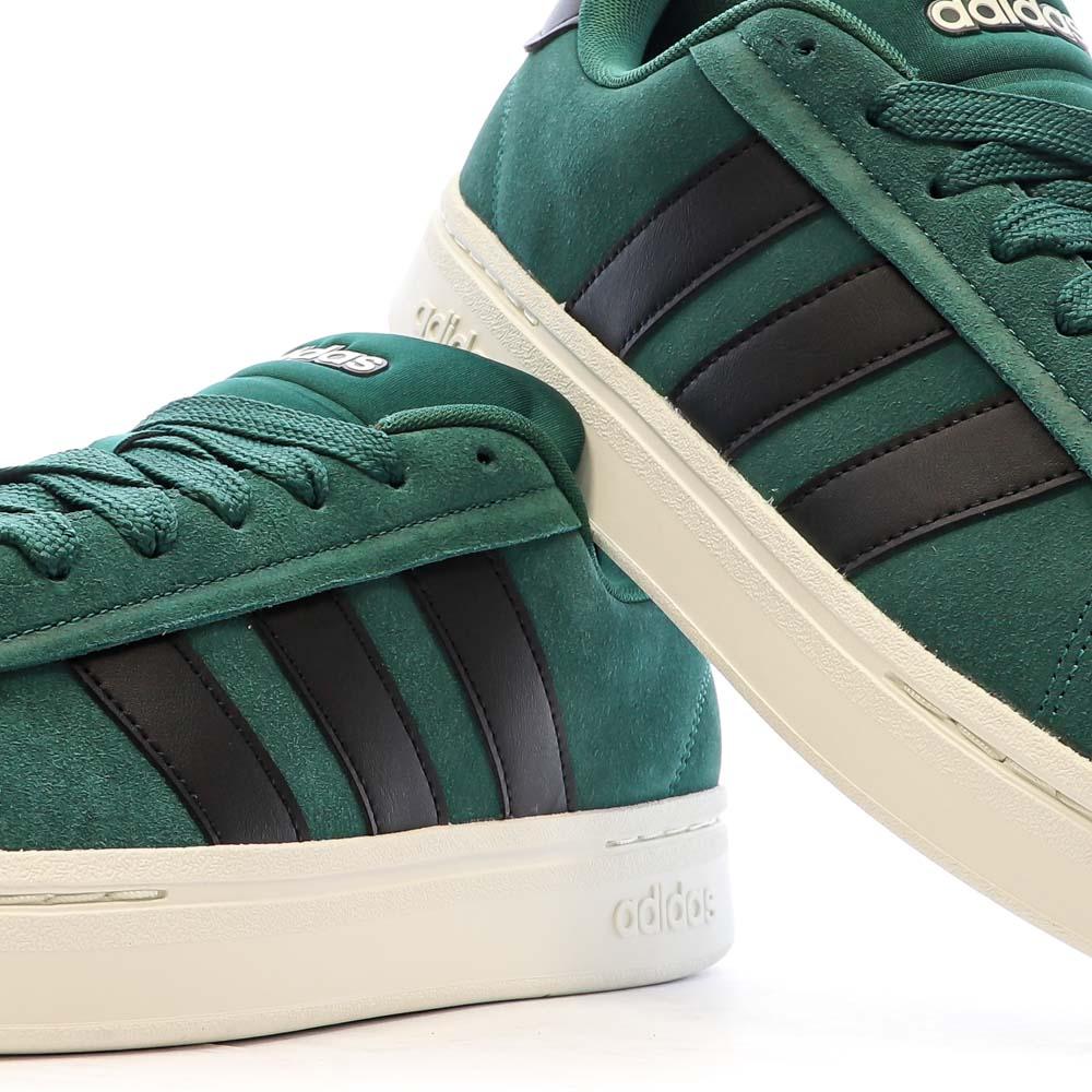 Adidas Baskets Vert Foncé Homme Adidas Grand Court Alpha