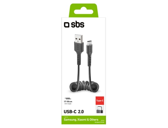 SBS - Câble USB /USB-C à spirale