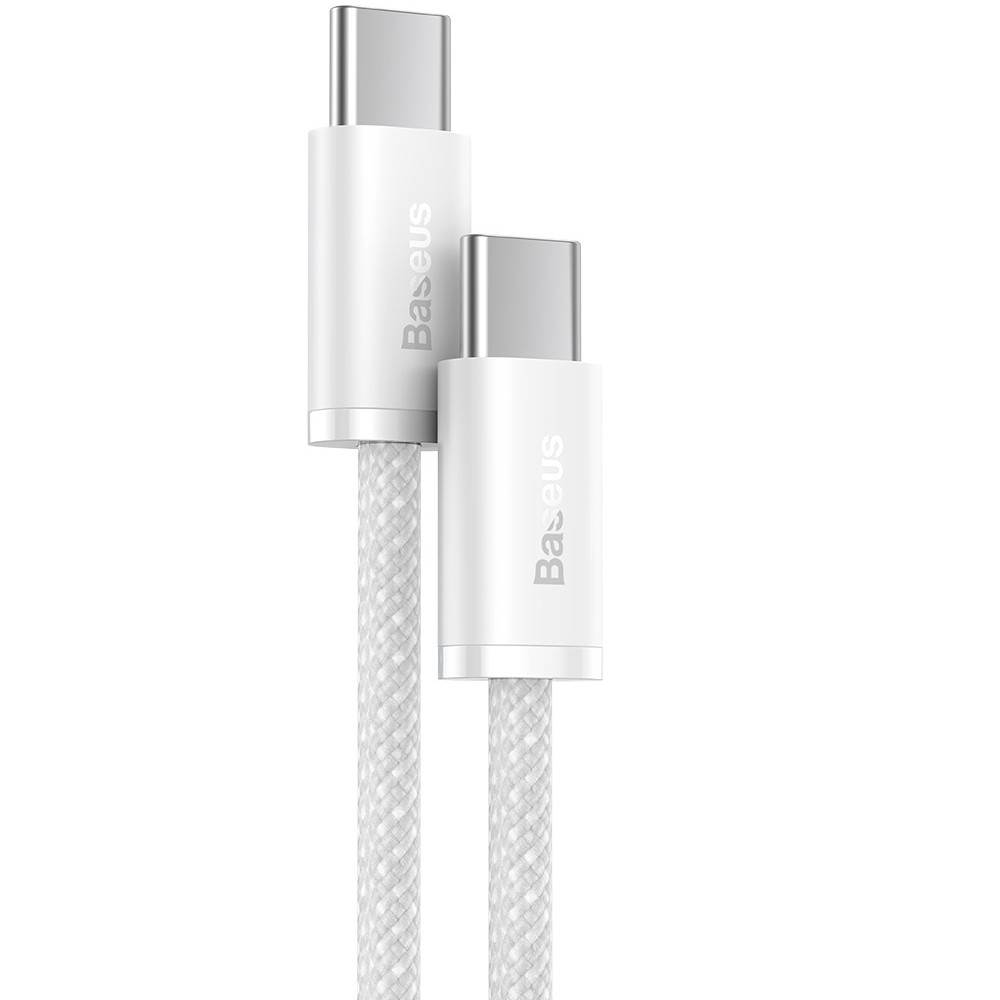 (1m) 100W Dynamic USB C auf USB C Nylon Ladekabel Fast Charging PD Datenkabel - Grau