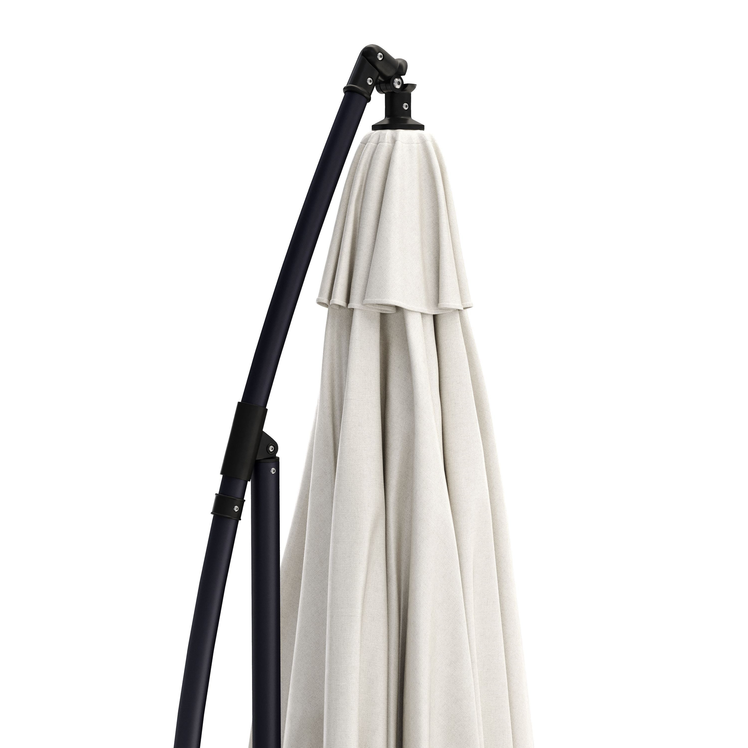 Sonnenschirm Ampelschirm SUN 300 cm weiss