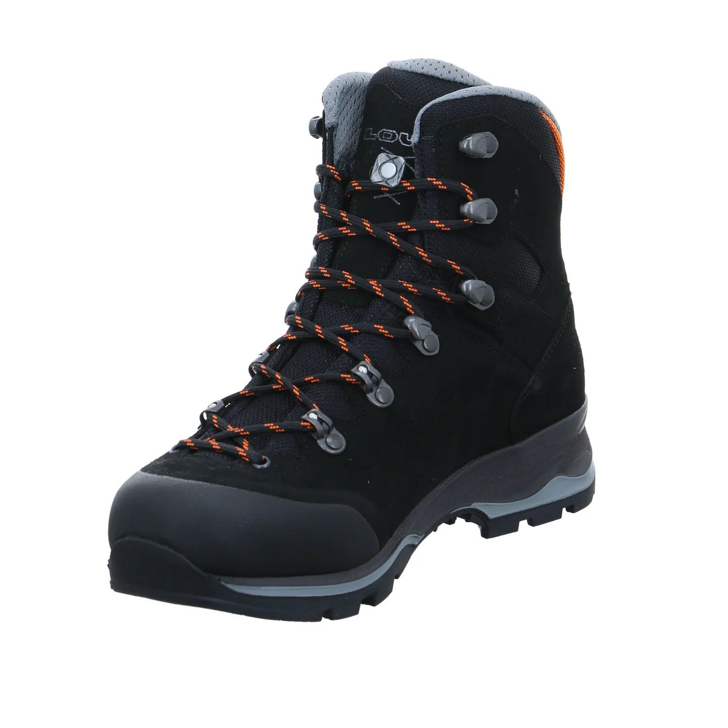 LOWA Trekkingschuhe Schwarz Leder