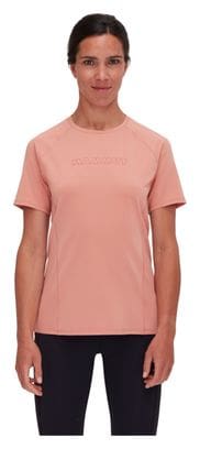 T-Shirt Femme Mammut Selun FL Logo Rose