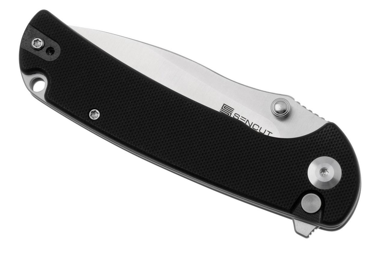 SENCUT Pulsewave S23032-1 Satin, Black G10, zakmes