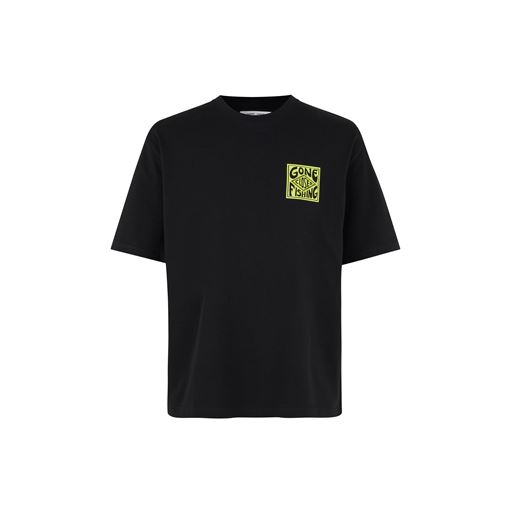 Samsøe Samsøe Gone Fishing U T-shirt, Sort, S