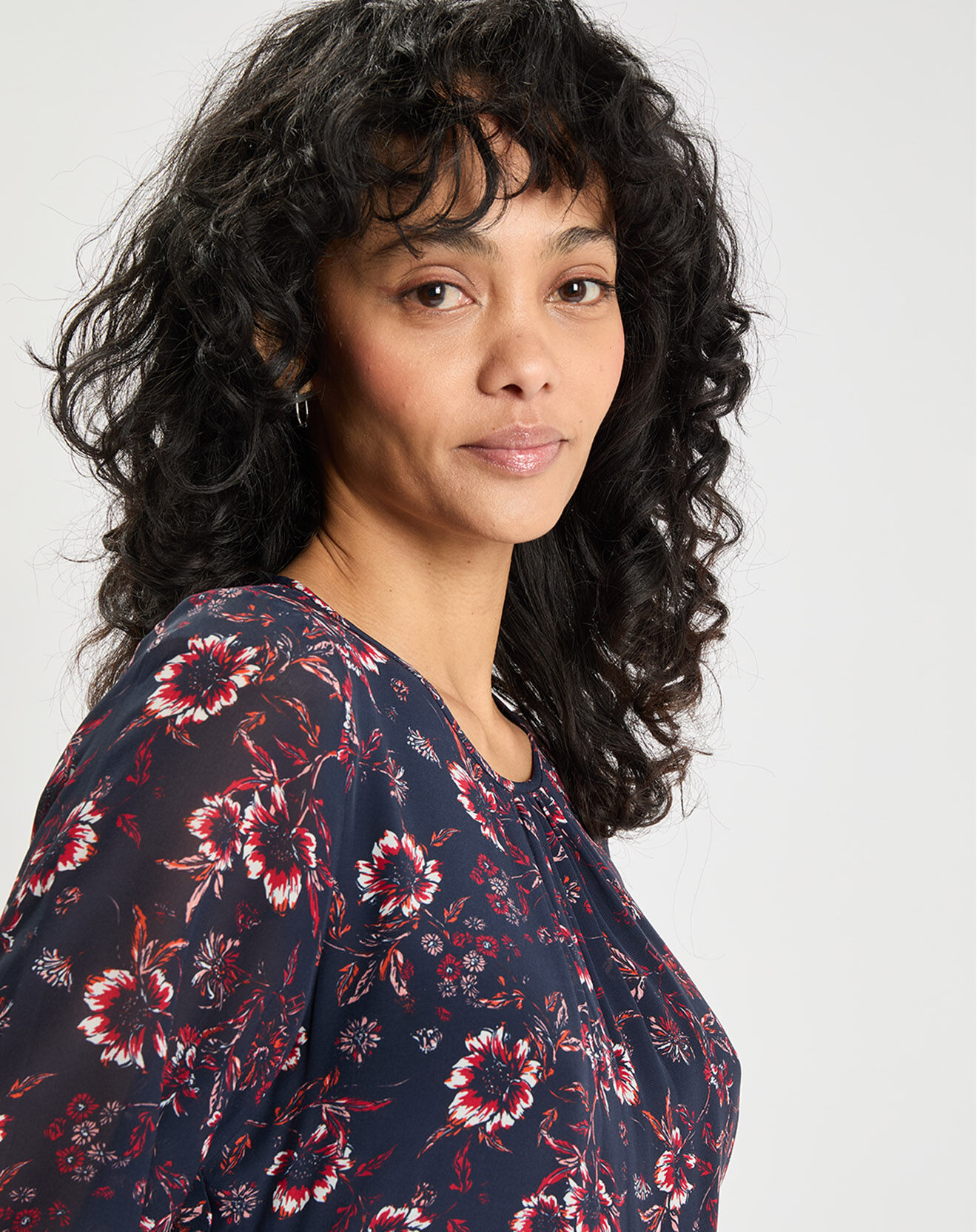 Tommy Hilfiger Robe Theme à fleurs bleu marine