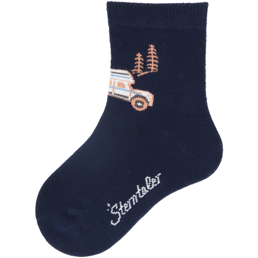 Sterntaler Socken 3er-Pack Camping marine
