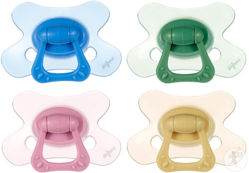 Difrax Sucette Natural 18+ Mois Gems Uni Assorti 1 Pièce