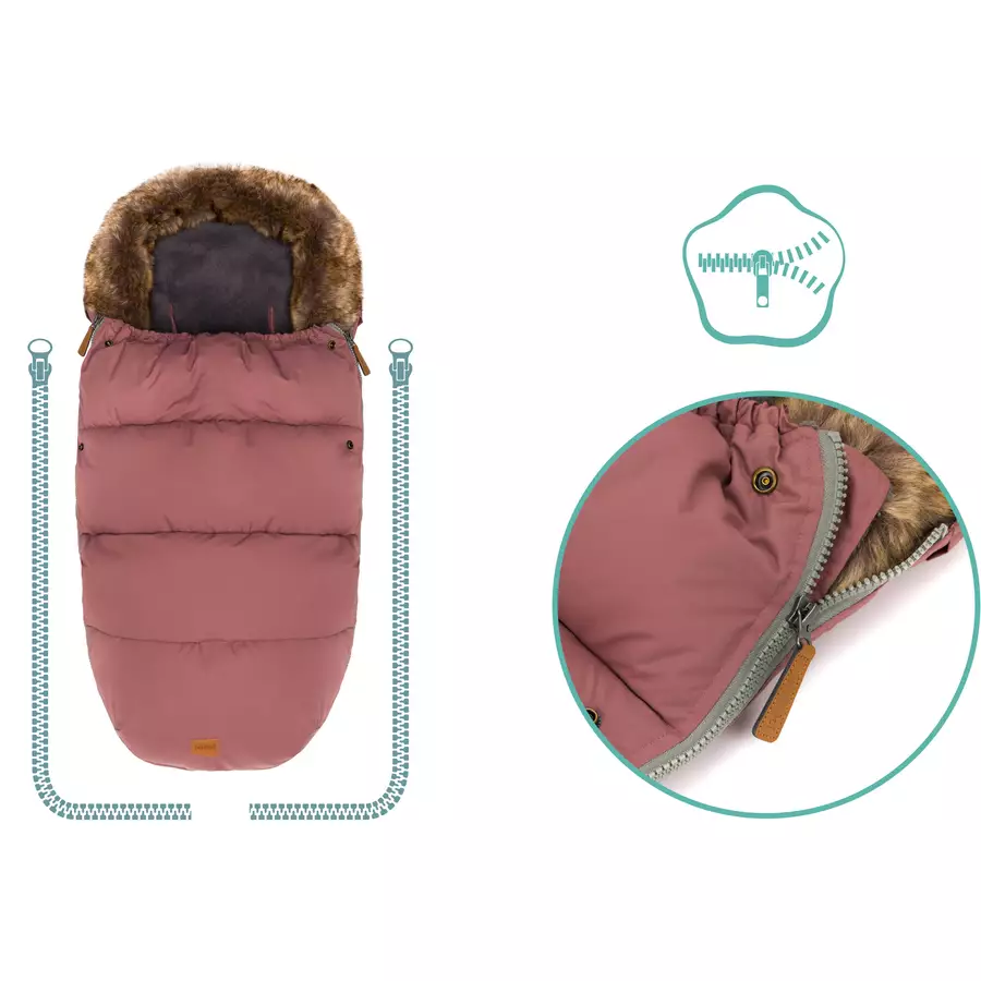 fillikid Winterfußsack Manaslu Rosa