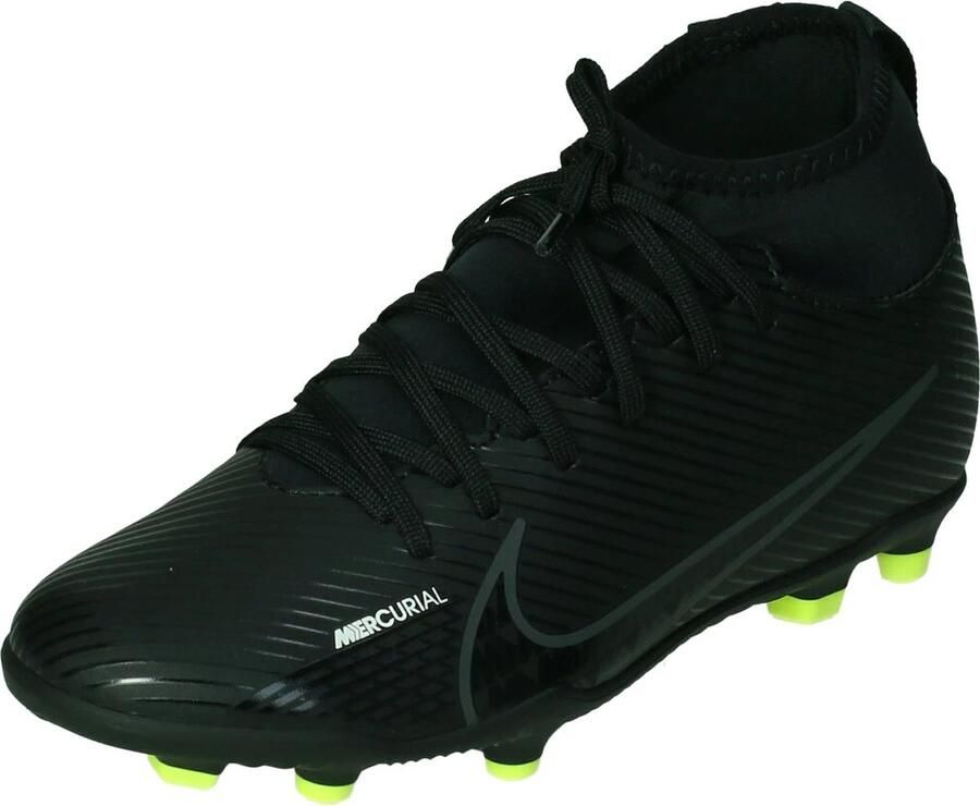 Nike Jr. Mercurial Superfly 9 Club FG MG Voetbalschoen voor kleuters kids(meerdere ondergronden) Zwart