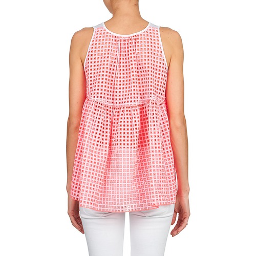 Manoush - AJOURE CARRE - Blanc / Rose