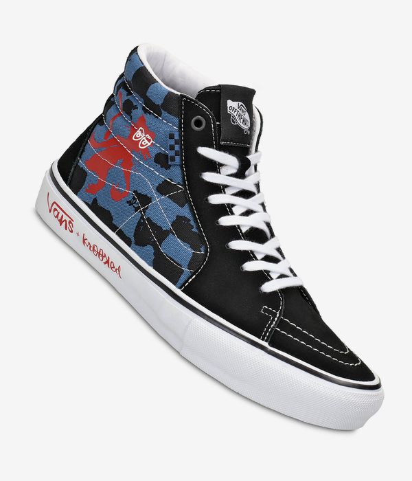 Vans x Krooked Skate Sk8-Hi Natas For Ray Schuh (blue)