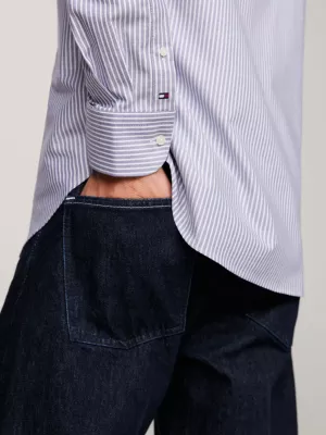 Camisa Oxford Flex Stripe Regular Fit