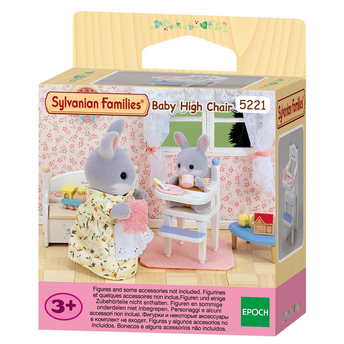 Chaise haute pour bébé Sylvanian Families 5221