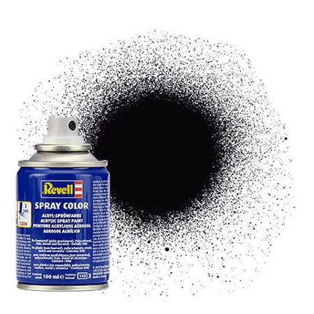 Revell Spray schwarz matt, 100ml