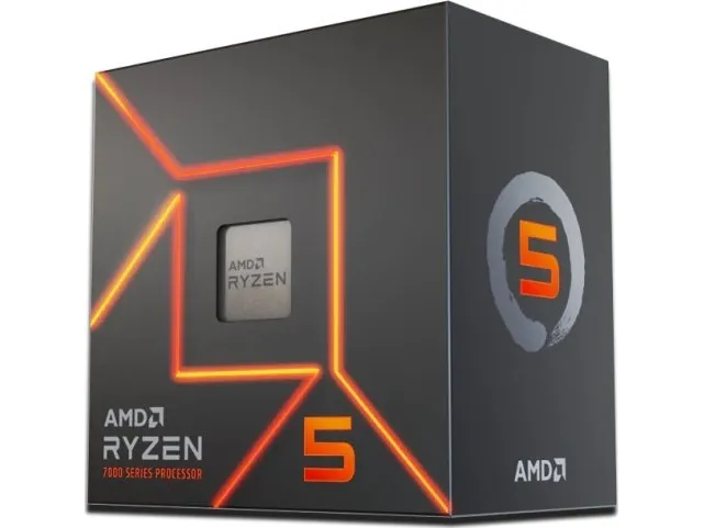 AMD | Ryzen™ 5 7600 - 3.8GHz/5.1GHz - 6 kerner - 12 tråde - 32 MB cache - Socket AM5 - Box | AMD Wraith Stealth