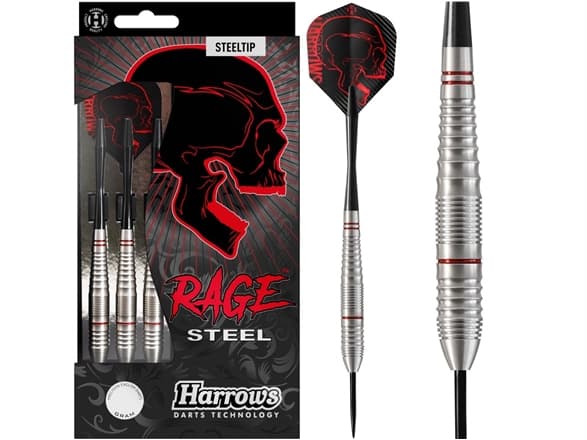 Harrows Darts strėlytės steeltip RAGE 3x23gR