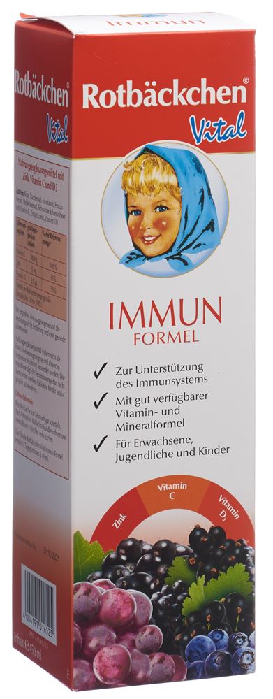 Rabenhorst Rotbäckchen Vital<br>450 ml, Flasche, Immun Formel