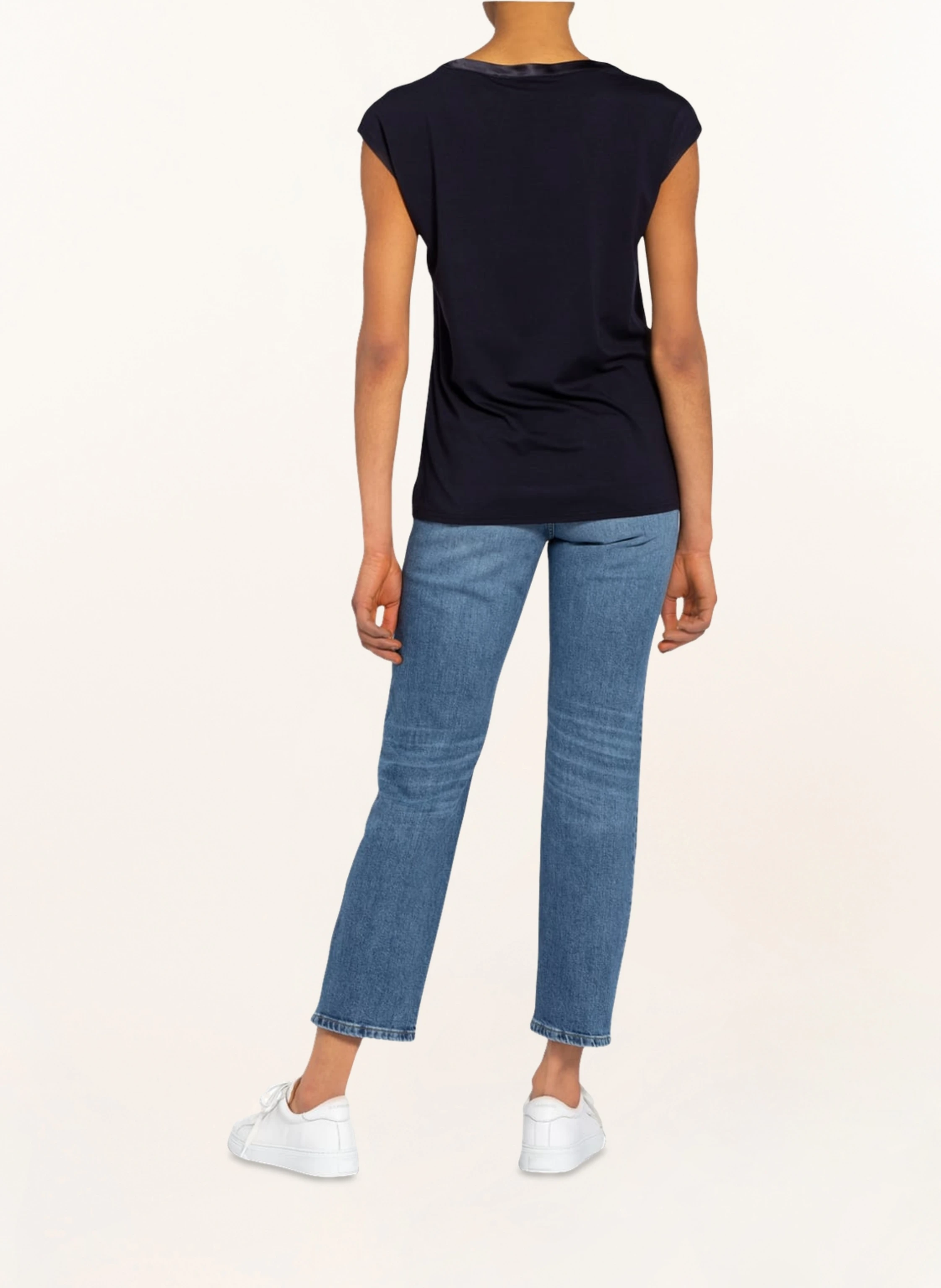 comma Blusenshirt im Materialmix