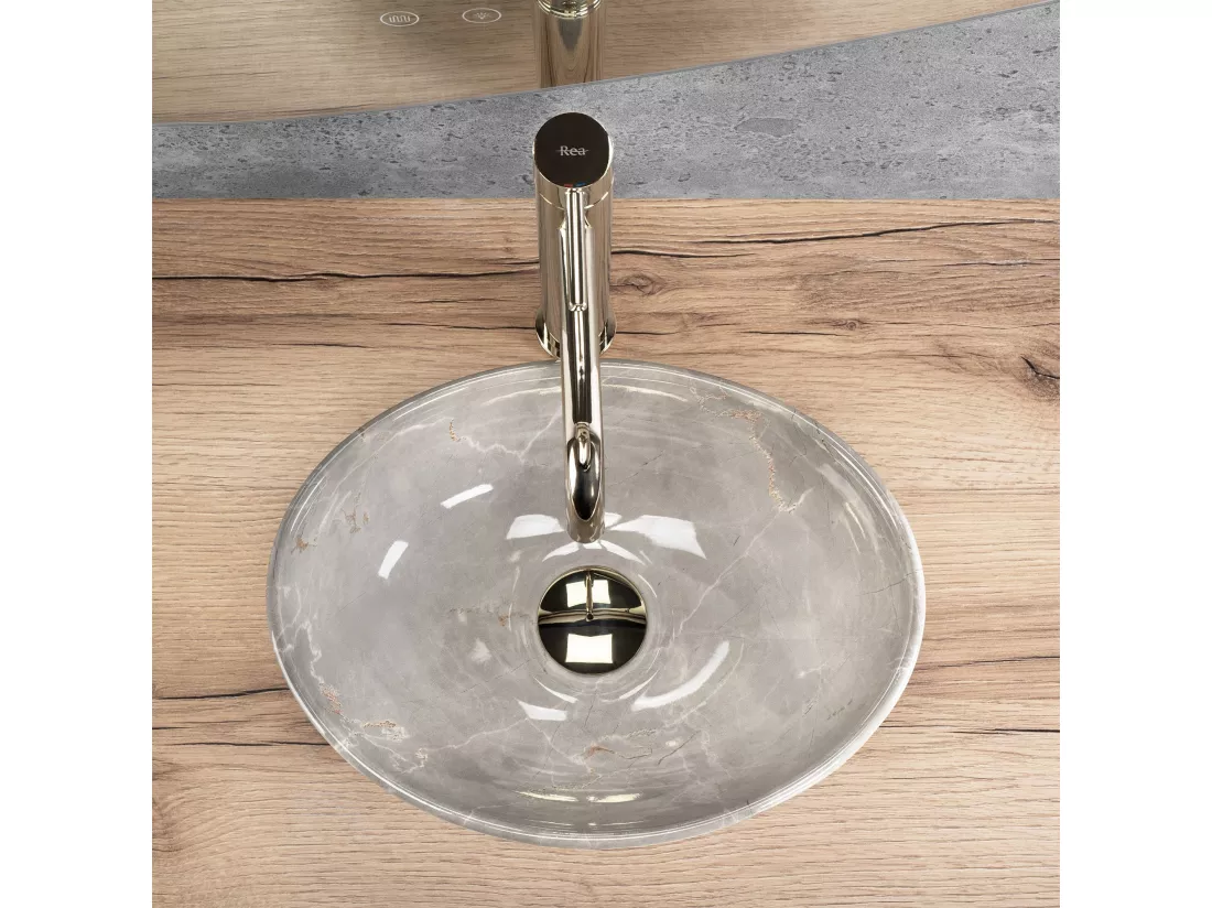 Vasque À Poser Rea Sofia Mini Kashmir Grey