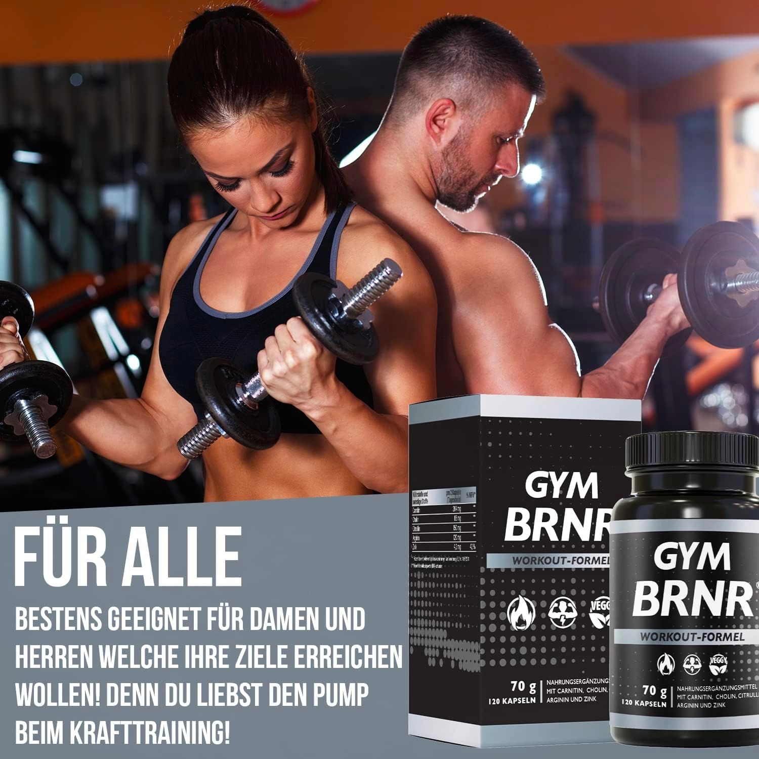 BRNR GYM BRNR Pre Workout Booster Stoffwechsel