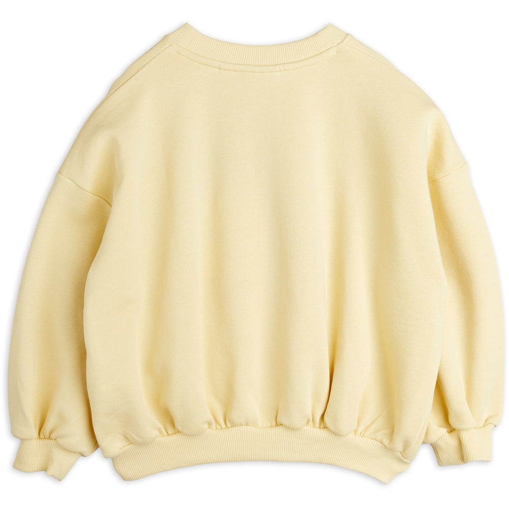 Køb Mini Rodini Yellow Note Embroidery Sweatshirt