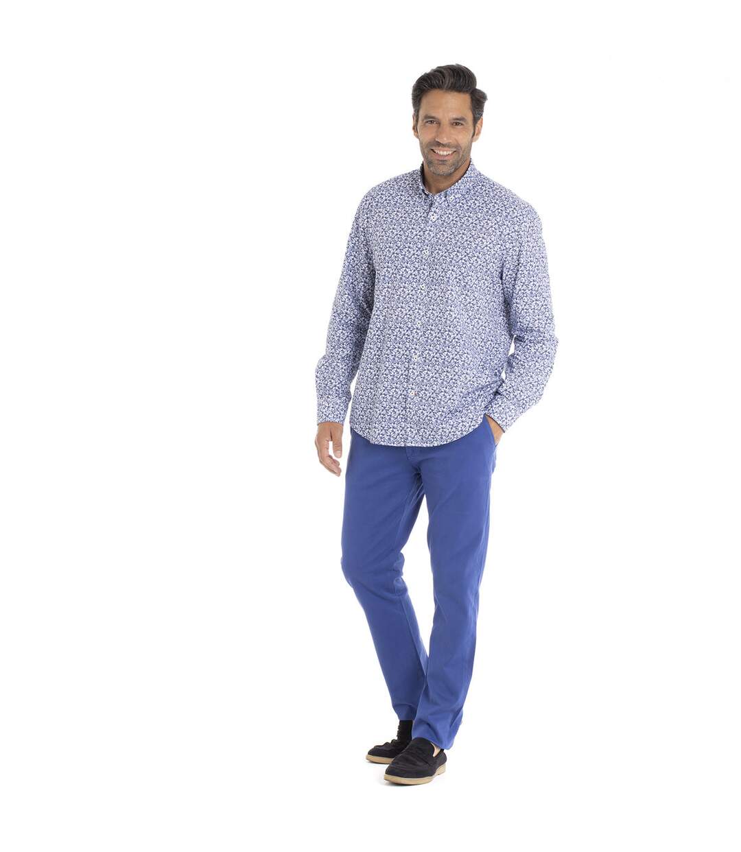 Chemise manches longues col boutonné coton CORTO