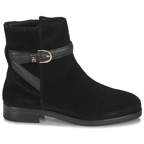 Tommy Hilfiger - ELEVATED ESSENTIAL BOOT SUEDE - Noir