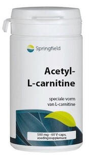 Springfield Acetyl L Carnitine 500mg 60CP