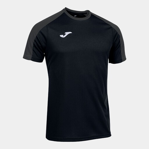 Camiseta Joma Eco Championship de manga curta, preta antracite