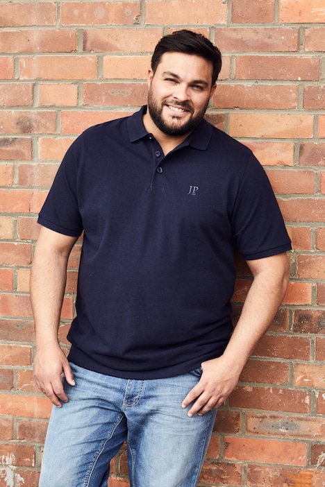 Poloshirt, Basic, Bauchfit, Halbarm, Piqué, XXL bis 10XL