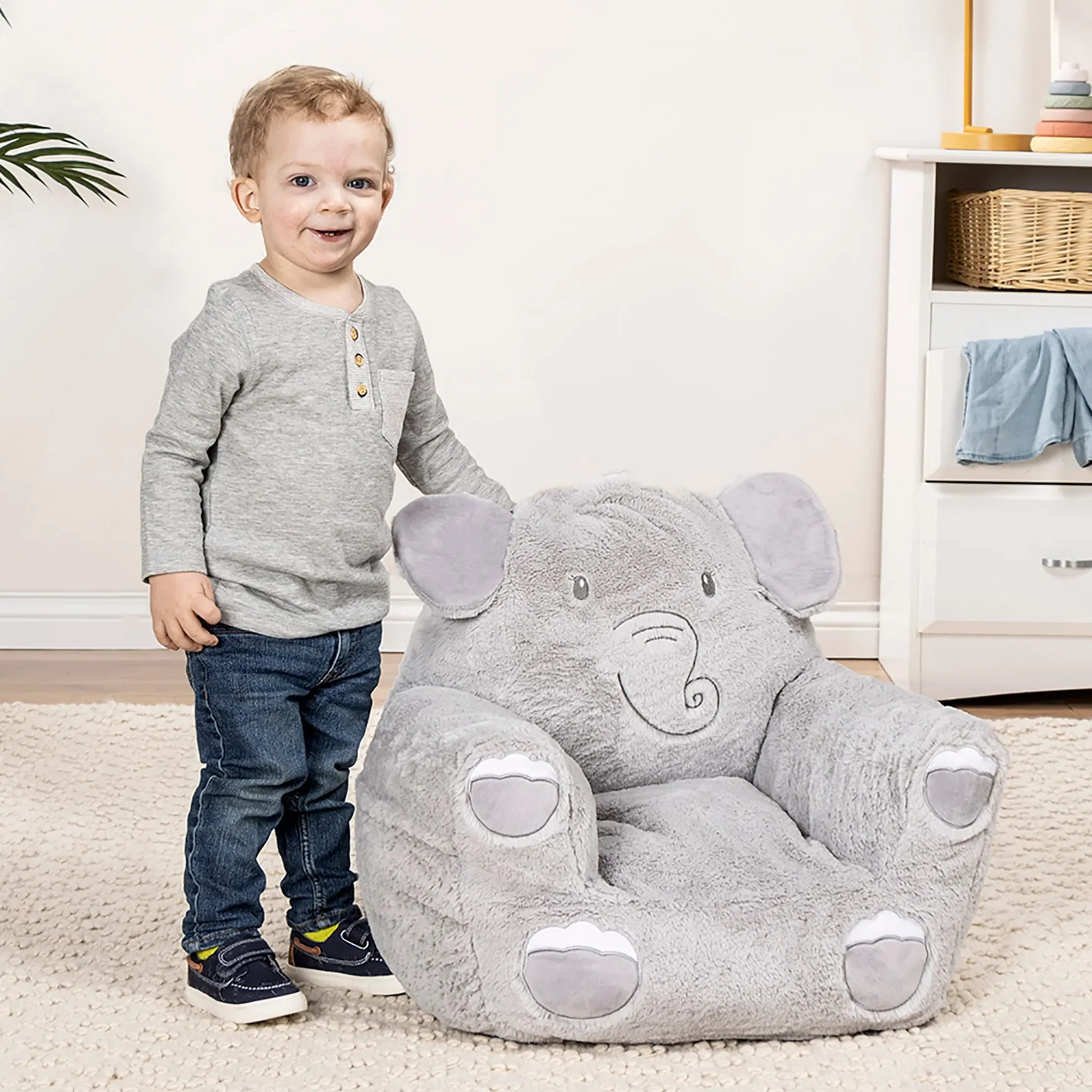 Trend Lab Chaise Éléphant en Peluche Cuddo Buddies®