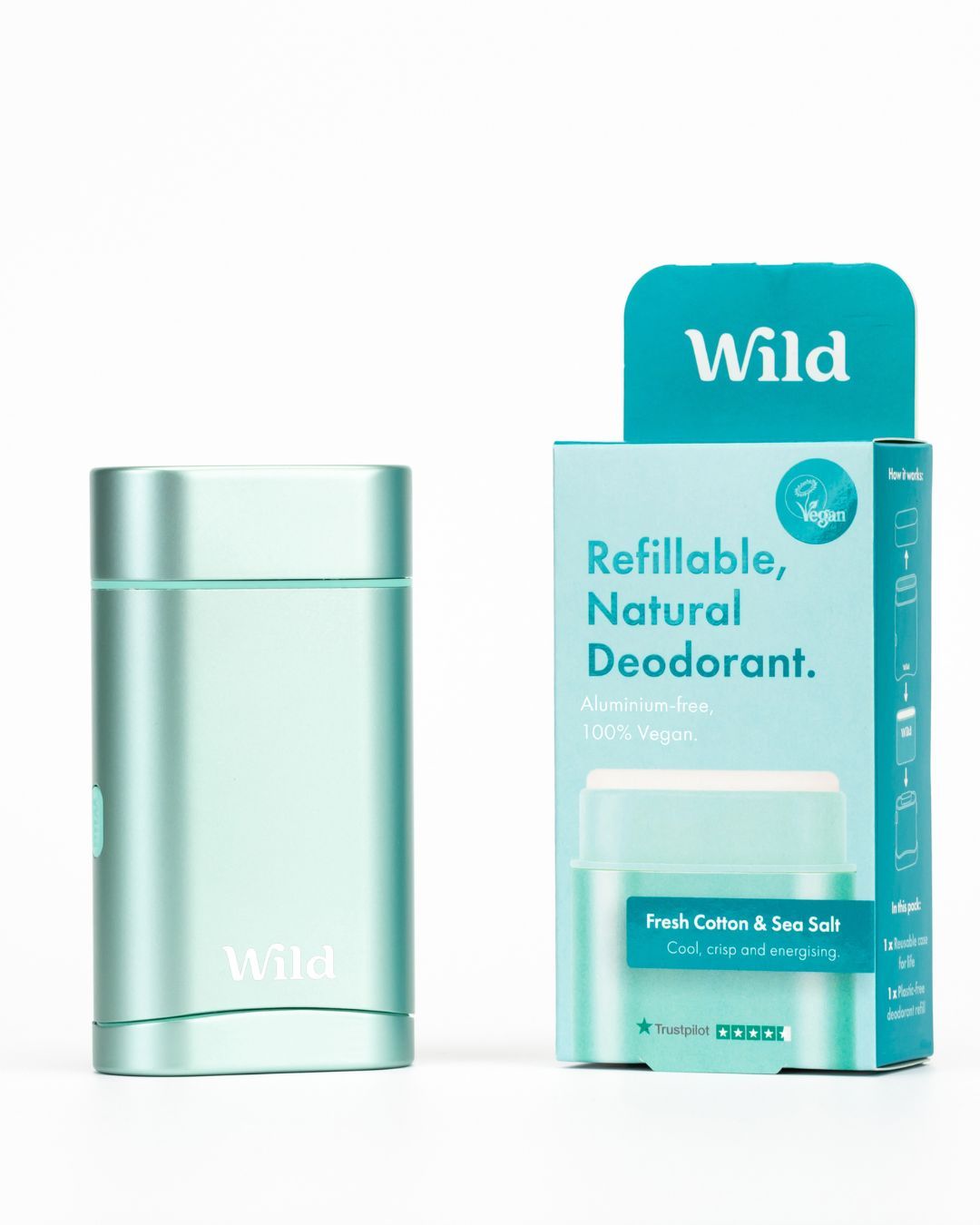 Wild Deodorant Cotton & Sea Salt