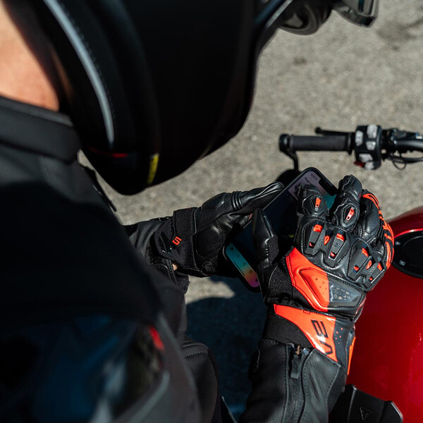 Five - Gants SF1 Evo Noir / Rouge fluo