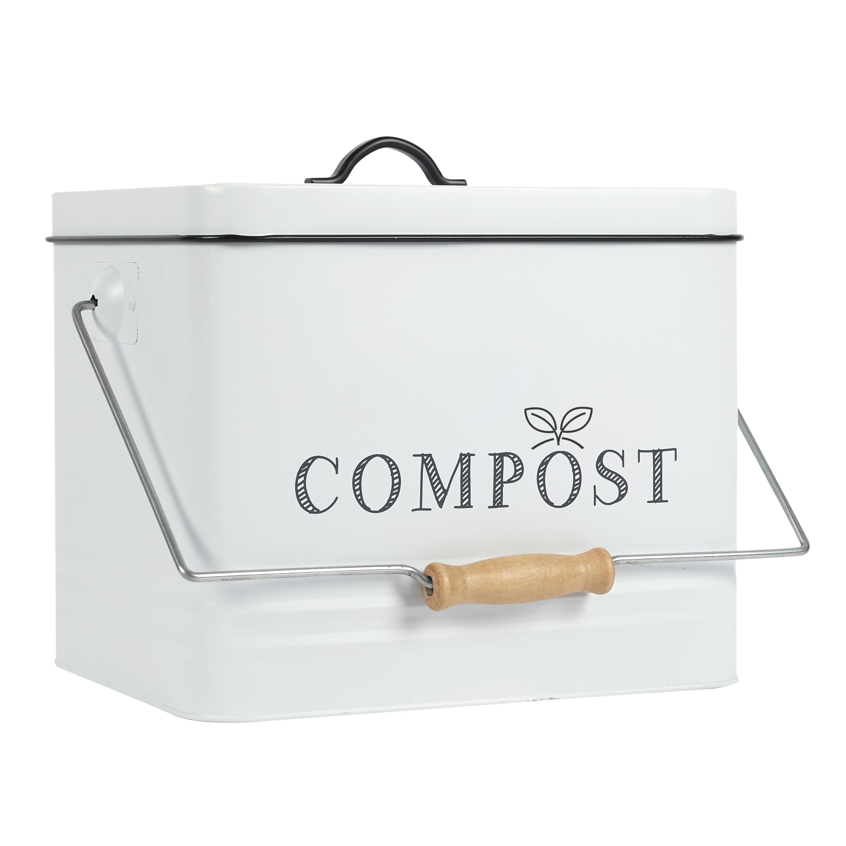 POUBELLE COMPOST METAL 10L