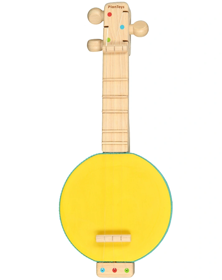 Holz-Banjo BANJOLELE in bunt