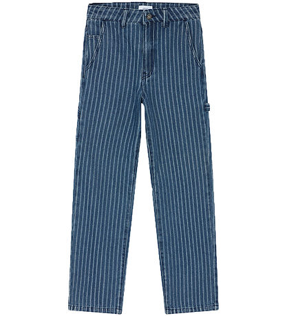 Grønt Jeans - Worker Stripe - Blåe