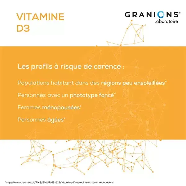 Granions Vitamina D3 60 cápsulas