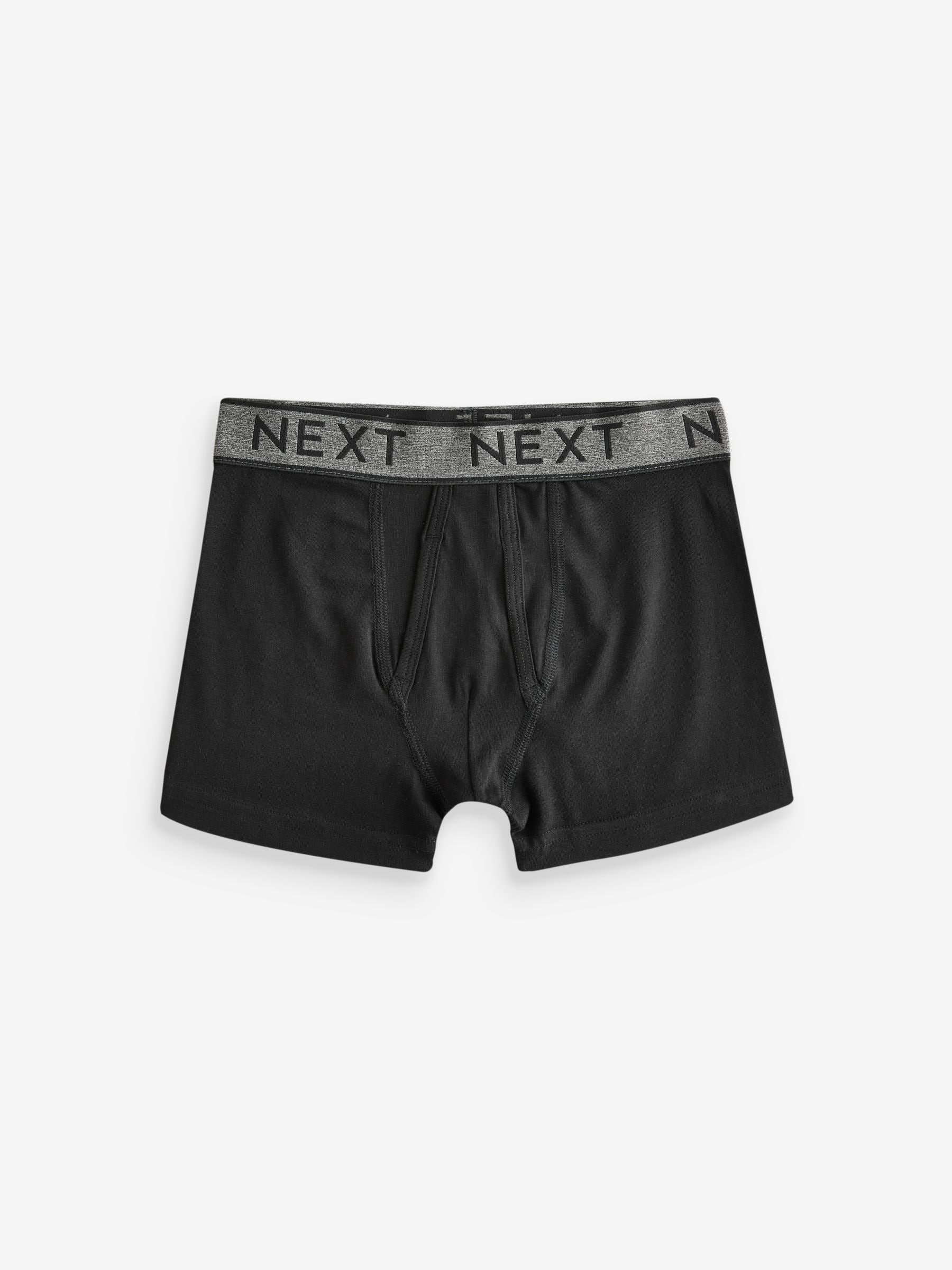 Zwart - Boxershorts met A-front 5 Pack (3-16jr)