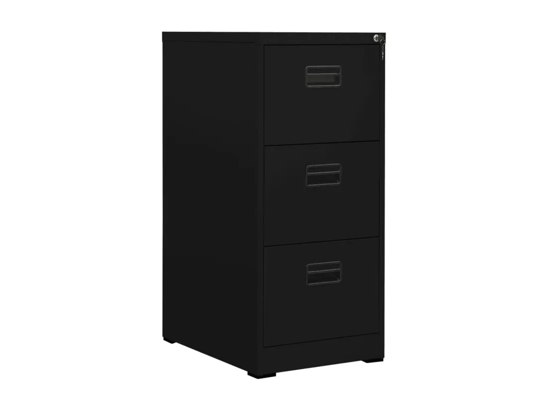 Classeur Noir 46x62x102,5 cm Acier