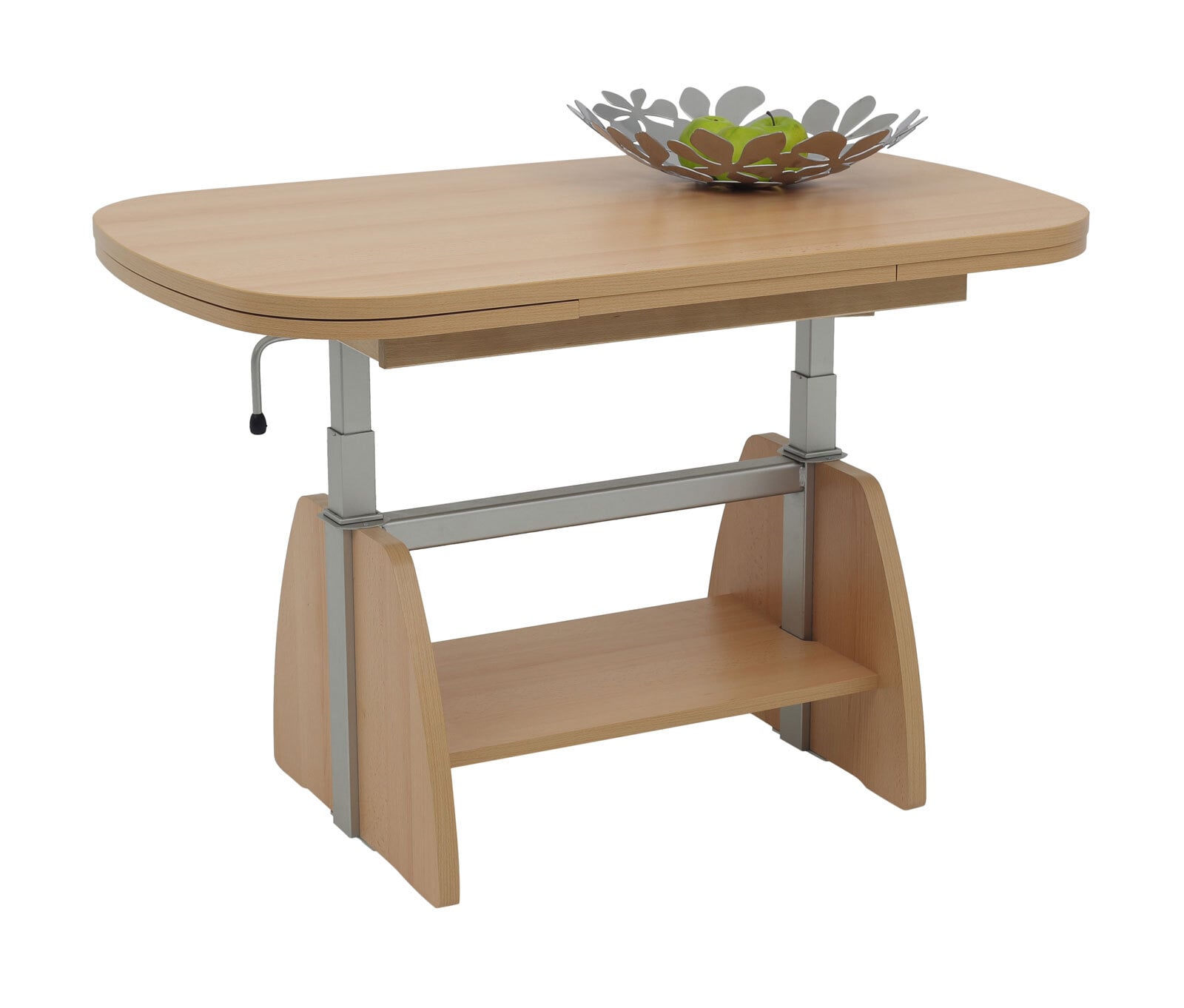 Couchtisch COLIN 108-157 x 67 cm Buche