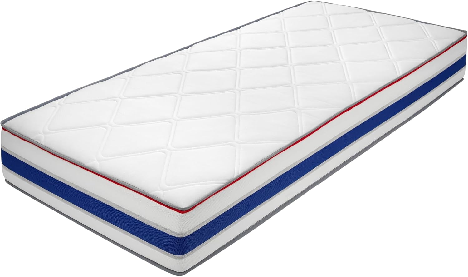 Arensberger RELAXX Matratze 90x200 cm | Kaltschaummatratze mit 3D Memory Schaum | ergonomische Höhe 25cm | wendbarer Härtegrad H2/H3 | Gel Schaum Bezug | 90x200cm Rollmatratze punktelastisch