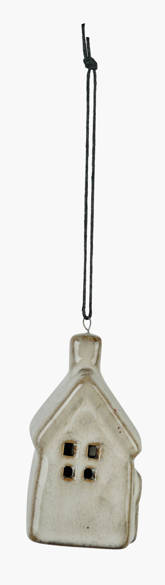 Juletrepynt beige - 5x3,5x7 cm