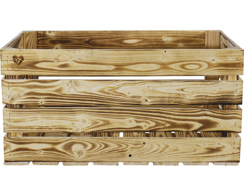 Buildify houten doos, gevlamd, 60x39x30cm