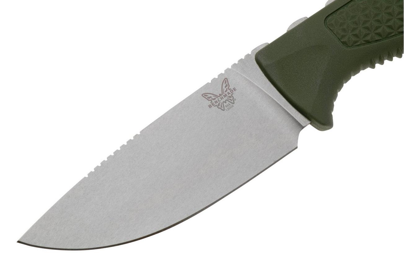 Benchmade Steep Country 15006-01 CPM S30V, Dark Olive SantoPrene, jachtmes